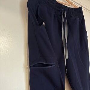 navy jogger fig pants